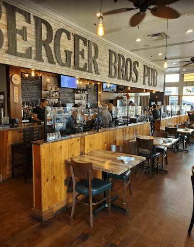Inside Berger Bros. Pub