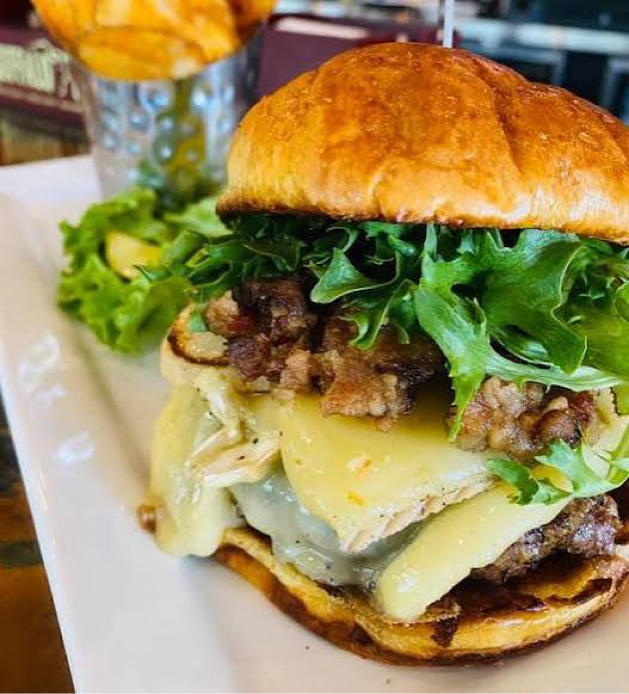 Smash Burger at Berger Bros. Pub